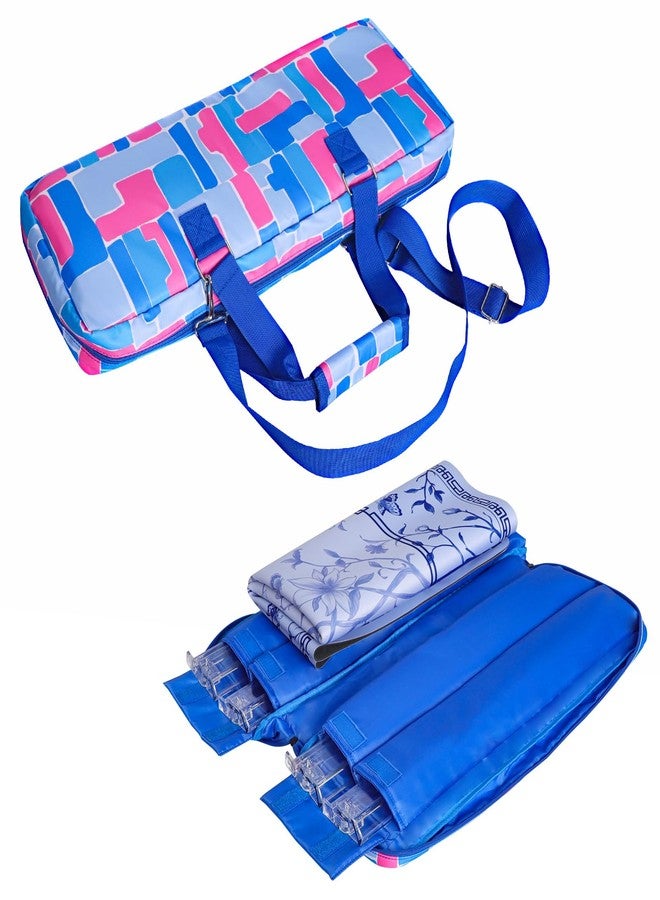 Jongyance Empty Mahjong Rack Bag(Blue) for Racks and Mats, Storage Bag Fits Most Types of Racks, Mahjong Accessory - Image 1